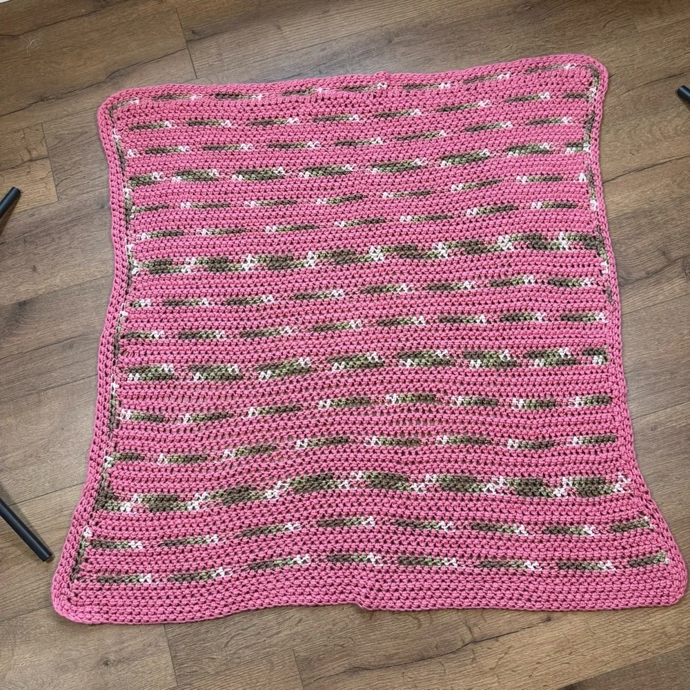 Handmade crochet blanket